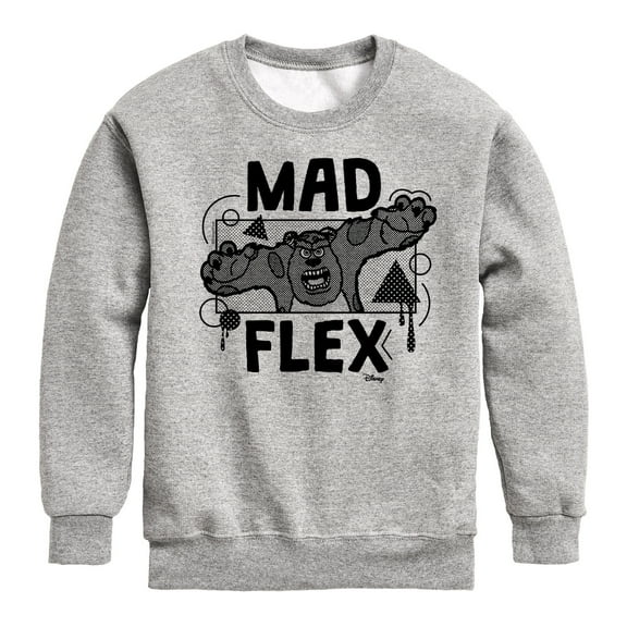 Monsters Inc. - Mad Flex Sully - Toddler & Youth Crewneck Fleece Sweatshirt