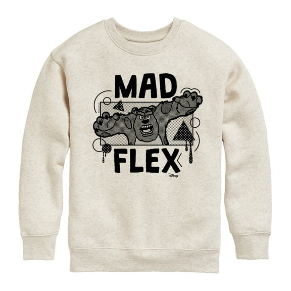 Monsters Inc. - Mad Flex Sully - Toddler & Youth Crewneck Fleece Sweatshirt