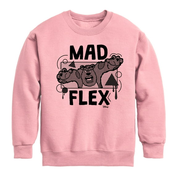 Monsters Inc. - Mad Flex Sully - Toddler & Youth Crewneck Fleece Sweatshirt