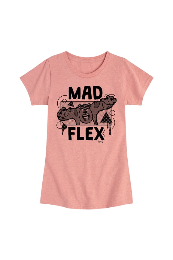 Monsters Inc. - Mad Flex Sully - Toddler & Youth Girls Short Sleeve Graphic T-Shirt