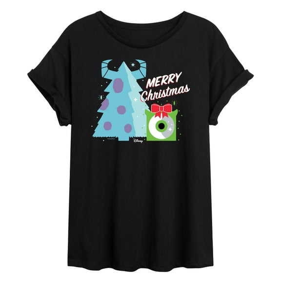 Monsters Inc - Merry Christmas Monsters Inc  - Women's Oversized T-Shirt