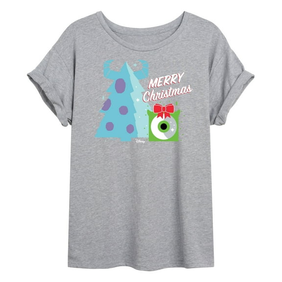 Monsters Inc - Merry Christmas Monsters Inc  - Women's Oversized T-Shirt