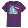 thumbnail image 1 of Monsters Inc - Merry Christmas Monsters Inc - Men's Short Sleeve Graphic T-Shirt, 1 of 4