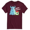 thumbnail image 1 of Monsters Inc - Merry Christmas Monsters Inc - Men's Short Sleeve Graphic T-Shirt, 1 of 5