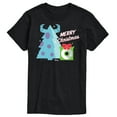 thumbnail image 1 of Monsters Inc - Merry Christmas Monsters Inc - Men's Short Sleeve Graphic T-Shirt, 1 of 5