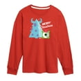 thumbnail image 1 of Monsters Inc - Merry Christmas Monsters Inc - Toddler And Youth Long Sleeve Graphic T-Shirt, 1 of 5
