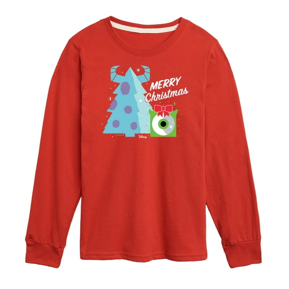Monsters Inc - Merry Christmas Monsters Inc - Toddler And Youth Long Sleeve Graphic T-Shirt