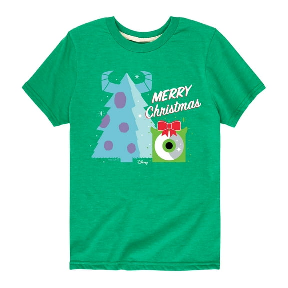 Monsters Inc - Merry Christmas Monsters Inc - Toddler And Youth Short Sleeve Graphic T-Shirt