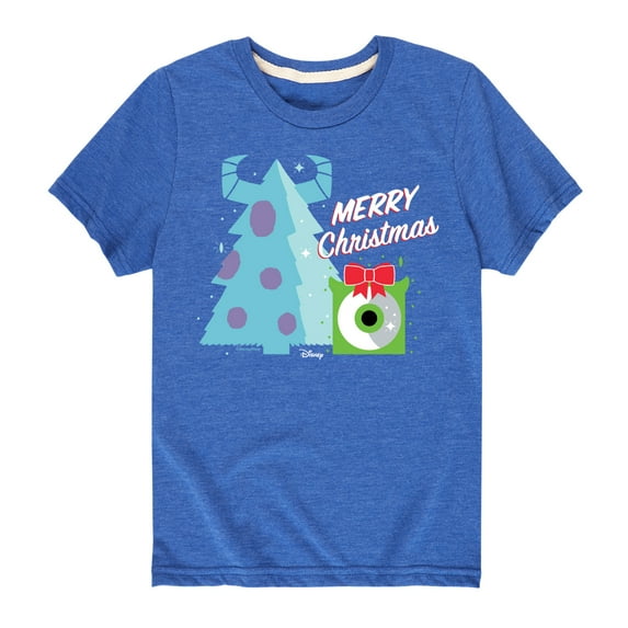 Monsters Inc - Merry Christmas Monsters Inc - Toddler And Youth Short Sleeve Graphic T-Shirt