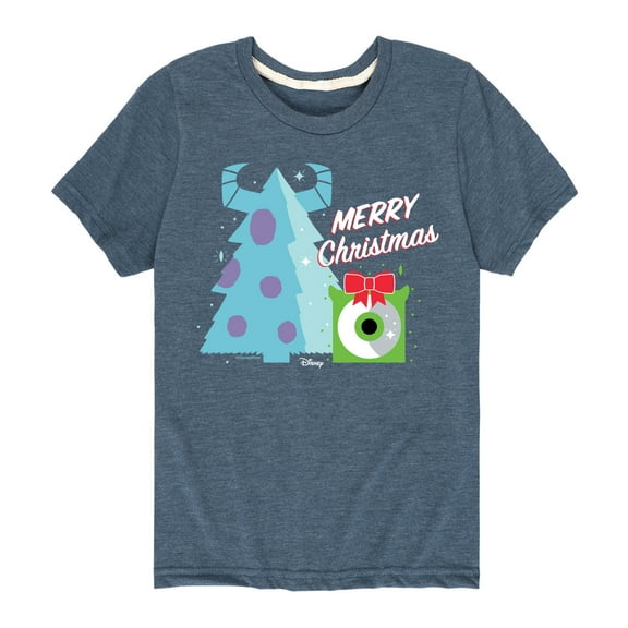 Monsters Inc - Merry Christmas Monsters Inc - Toddler And Youth Short Sleeve Graphic T-Shirt
