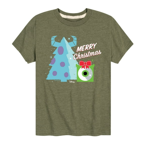 Monsters Inc - Merry Christmas Monsters Inc - Toddler And Youth Short Sleeve Graphic T-Shirt