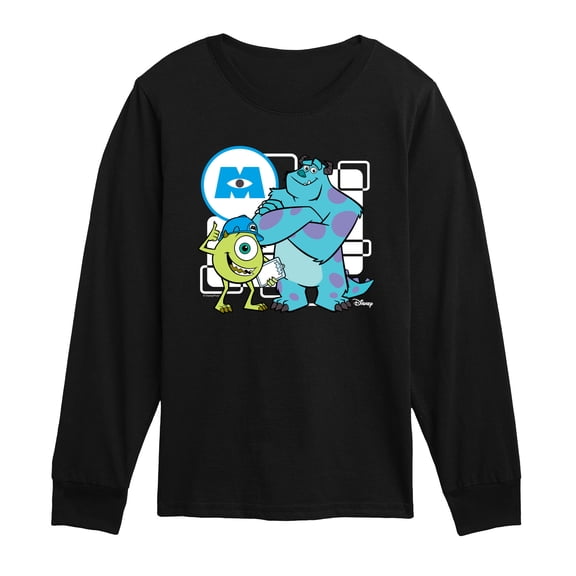 Monsters Inc - Mike And Sully - Toddler Boys Long Sleeve Graphic T-Shirt