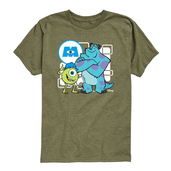Monsters Inc - Mike And Sully - Toddler Boys Short Sleeve Graphic T-Shirt