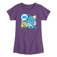 thumbnail image 1 of Monsters Inc - Mike And Sully - Toddler Girls Fitted Short Sleeve T-Shirt, 1 of 3