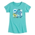 thumbnail image 1 of Monsters Inc - Mike And Sully - Toddler Girls Fitted Short Sleeve T-Shirt, 1 of 3