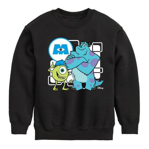Monsters Inc. - Mike And Sully - Toddler & Youth Crewneck Fleece Sweatshirt
