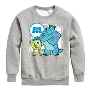 DISNEY Monsters Inc. - Mike And Sully - Toddler & Youth Crewneck Fleece Sweatshirt