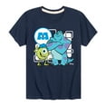 thumbnail image 1 of Monsters Inc. - Mike And Sully - Toddler & Youth Short Sleeve Graphic T-Shirt, 1 of 5