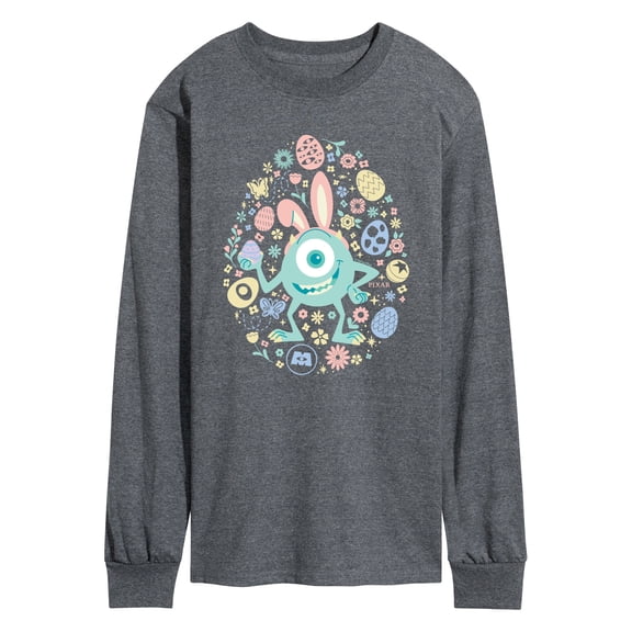Monsters Inc - Mike Easter Egg - Men's Long Sleeve Graphic T-Shirt