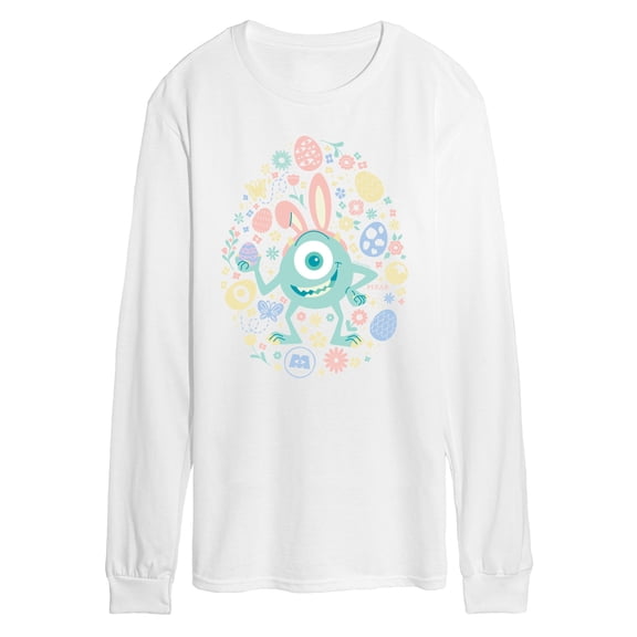 Monsters Inc - Mike Easter Egg - Men's Long Sleeve Graphic T-Shirt