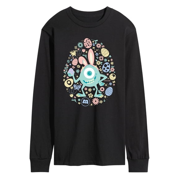Monsters Inc - Mike Easter Egg - Men's Long Sleeve Graphic T-Shirt