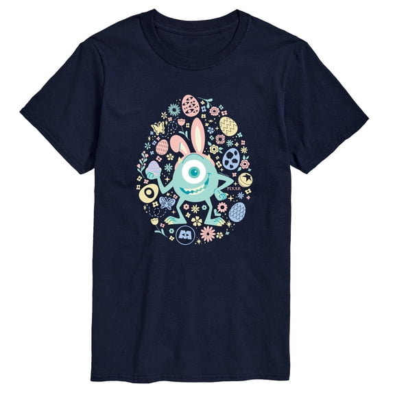 Monsters Inc - Mike Easter Egg - Men's Short Sleeve Graphic T-Shirt
