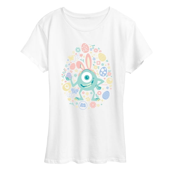 Monsters Inc - Mike Easter Egg - Women's Short Sleeve Graphic T-Shirt