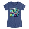 thumbnail image 1 of Monsters Inc - Mike Sully Catch Me If You Can - Girls Toddler And Youth Fitted Short Sleeve Graphic T-Shirt, 1 of 4