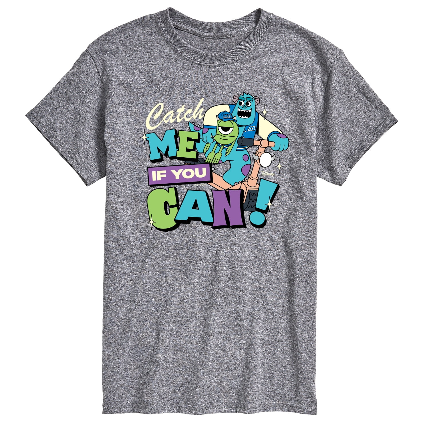Monsters Inc Mike Sully Catch Me If You Can Men's Short Sleeve