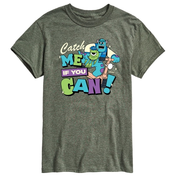Monsters Inc - Mike Sully Catch Me If You Can - Men's Short Sleeve Graphic T-Shirt