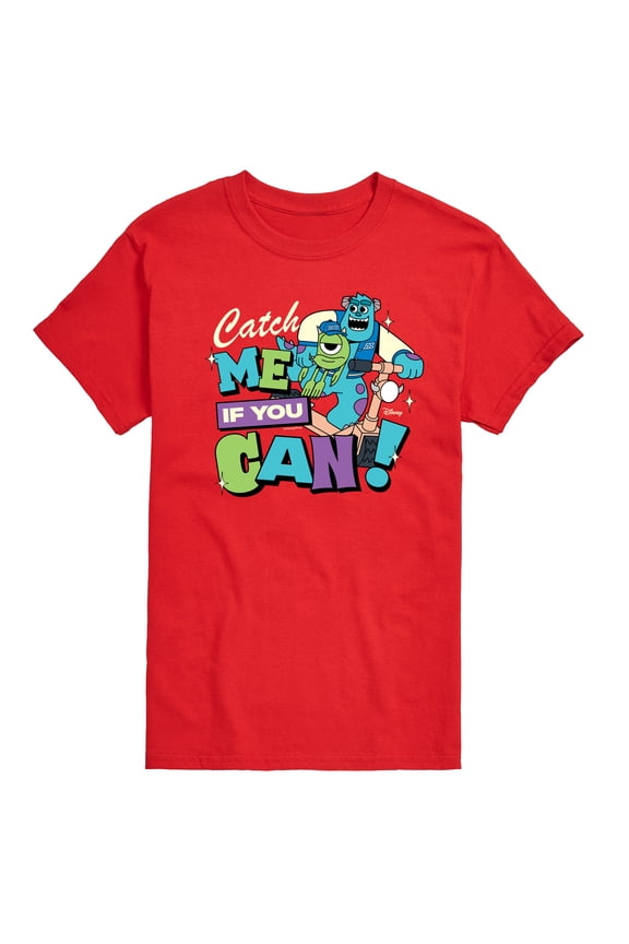 Monsters Inc - Mike Sully Catch Me If You Can - Men's Short Sleeve Graphic T-Shirt