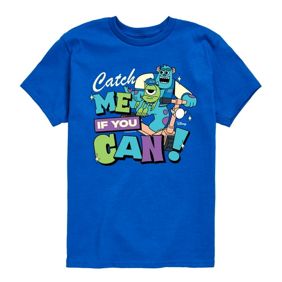 Monsters Inc - Mike Sully Catch Me If You Can - Toddler And Youth Short Sleeve Graphic T-Shirt
