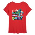 thumbnail image 1 of Monsters Inc - Mike Sully Catch Me If You Can - Women's Oversized Graphic T-Shirt, 1 of 3