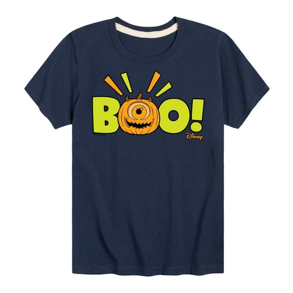 Monsters Inc - Mike Wazowski Jack O' Latern - Toddler And Youth Short Sleeve Graphic T-Shirt