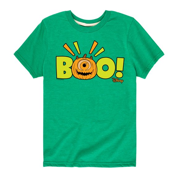 Monsters Inc - Mike Wazowski Jack O' Latern - Toddler And Youth Short Sleeve Graphic T-Shirt