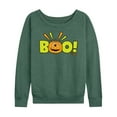thumbnail image 1 of Monsters Inc - Mike Wazowski Jack O' Latern - Women's Lightweight French Terry Long Sleeve Shirt, 1 of 5