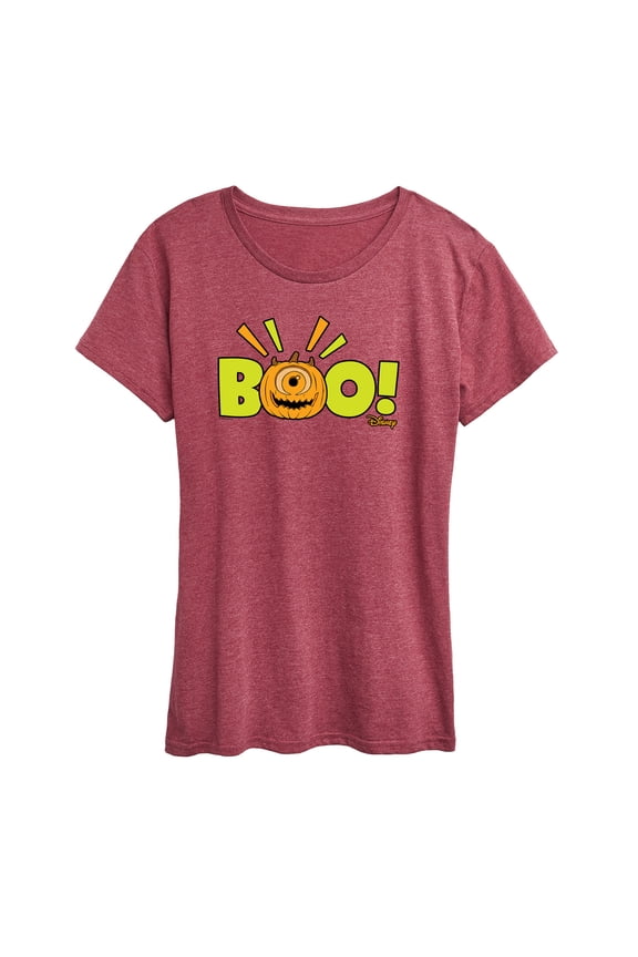 Monsters Inc - Mike Wazowski Jack O' Latern - Women's Short Sleeve Graphic T-Shirt