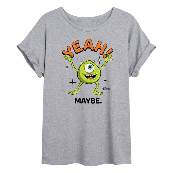 Monsters Inc. - Mike Yeah Maybe - Juniors Ideal Flowy Muscle T-Shirt