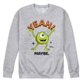 thumbnail image 1 of Monsters Inc. - Mike Yeah Maybe  - Men's Crew Neck Fleece Pullover, 1 of 5