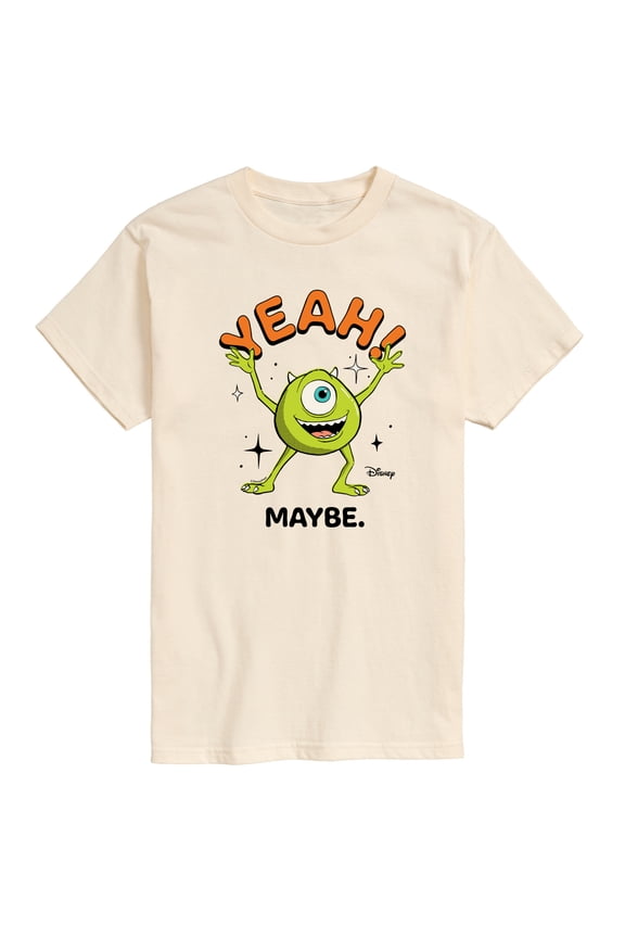 Monsters Inc. - Mike Yeah Maybe - Men's Short Sleeve Graphic T-Shirt