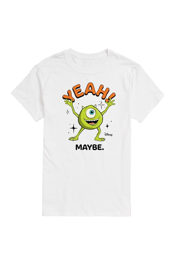 Monsters Inc. - Mike Yeah Maybe - Men's Short Sleeve Graphic T-Shirt