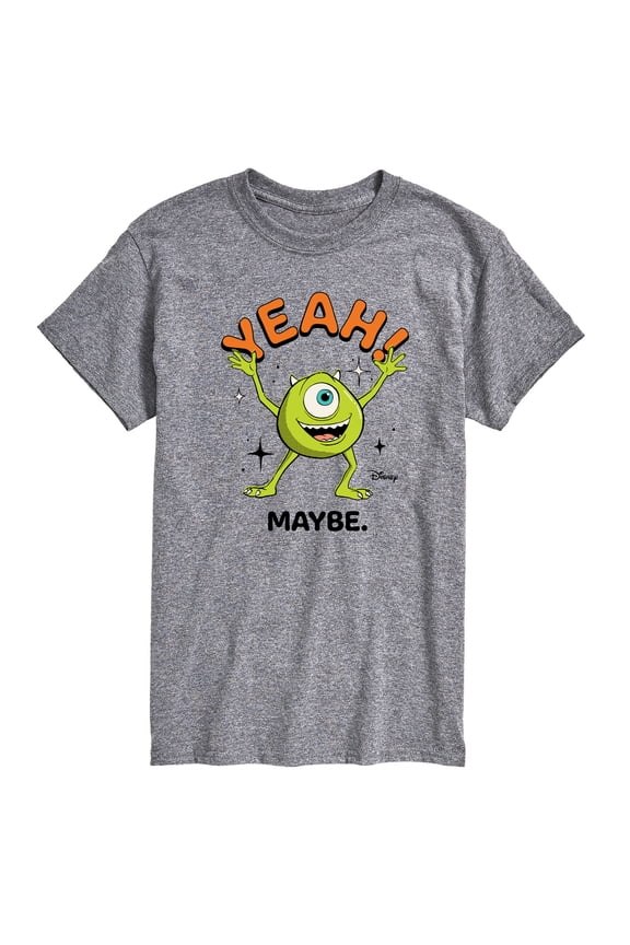 Monsters Inc. - Mike Yeah Maybe - Men's Short Sleeve Graphic T-Shirt