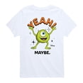 thumbnail image 1 of Monsters Inc. - Mike Yeah Maybe - Toddler & Youth Short Sleeve Graphic T-Shirt, 1 of 5
