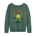 thumbnail image 1 of Monsters Inc. - Mike Yeah Maybe  - Women's Lightweight French Terry Long Sleeve Shirt, 1 of 5