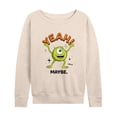 thumbnail image 1 of Monsters Inc. - Mike Yeah Maybe  - Women's Lightweight French Terry Long Sleeve Shirt, 1 of 5