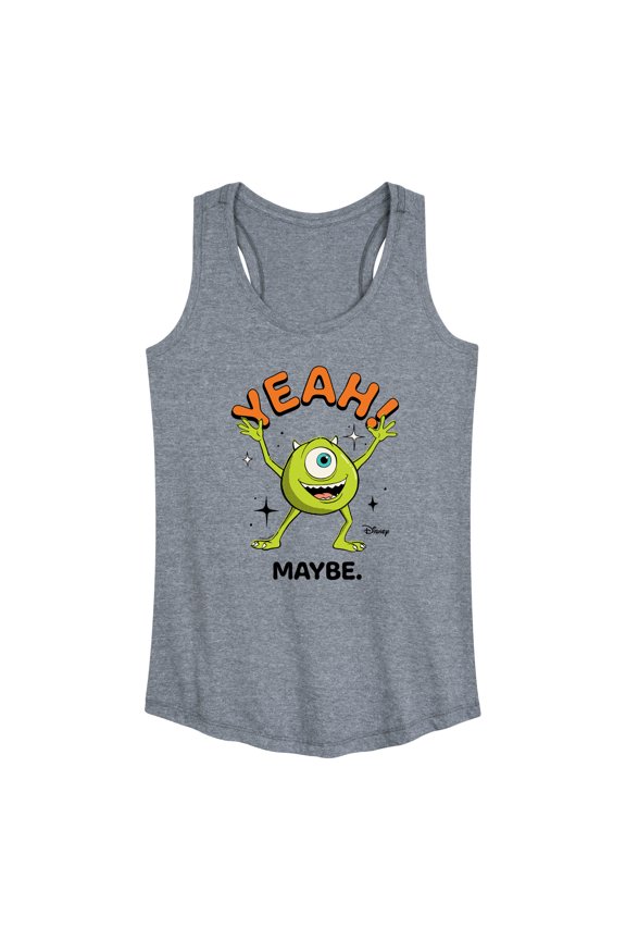 Monsters Inc. - Mike Yeah Maybe - Women's Racerback Tank Top