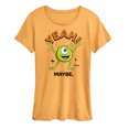 thumbnail image 1 of Monsters Inc. - Mike Yeah Maybe  - Women's Short Sleeve Graphic T-Shirt, 1 of 6