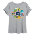 thumbnail image 1 of Monsters Inc. - Monster Character Circle - Women's Oversized T-Shirt, 1 of 5