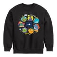 thumbnail image 1 of Monsters Inc. - Monster Character Circle - Toddler & Youth Crewneck Fleece Sweatshirt, 1 of 5