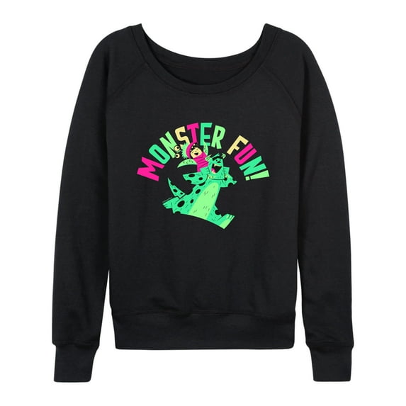 Monsters Inc - Monster Fun - Women's Lightweight French Terry Long Sleeve Shirt